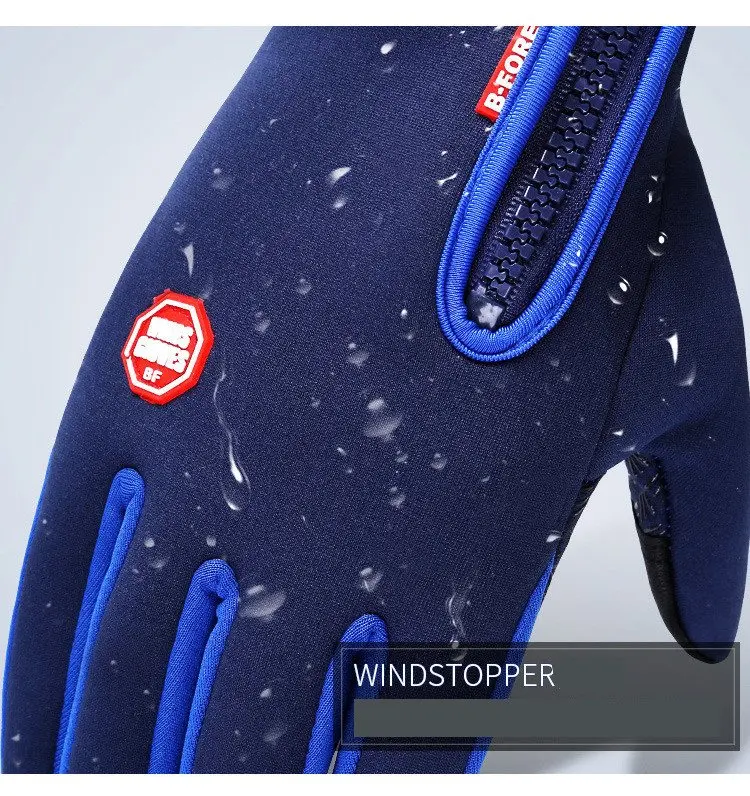 GOMGIRONA, зимние водонепроницаемые велосипедные перчатки, три пальца, сенсорный экран, велосипедные перчатки для спорта, неба, велоспорта, Пешие прогулки, Аксессуары для велосипеда