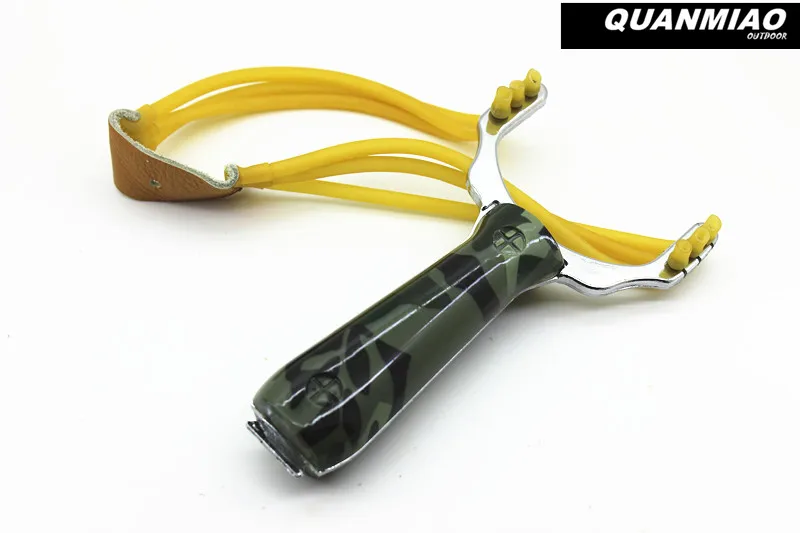 

Powerful Sling Shot Aluminium Alloy Slingshot Camouflage Bow Catapult Outdoor Hunting Slingshot