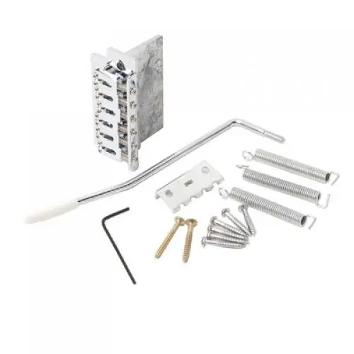 

MSOR- Chrome Tremolo Bridge Guitar Six Strings Single Roll