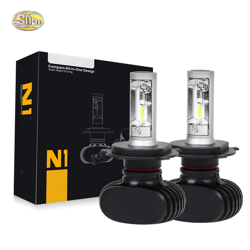 

SNCN 2PCS 4000LM High Brightness LED Headlight for Hyundai Santa Fe 2002~2005 Car Head Light Conversion Kit Auto Bulbs