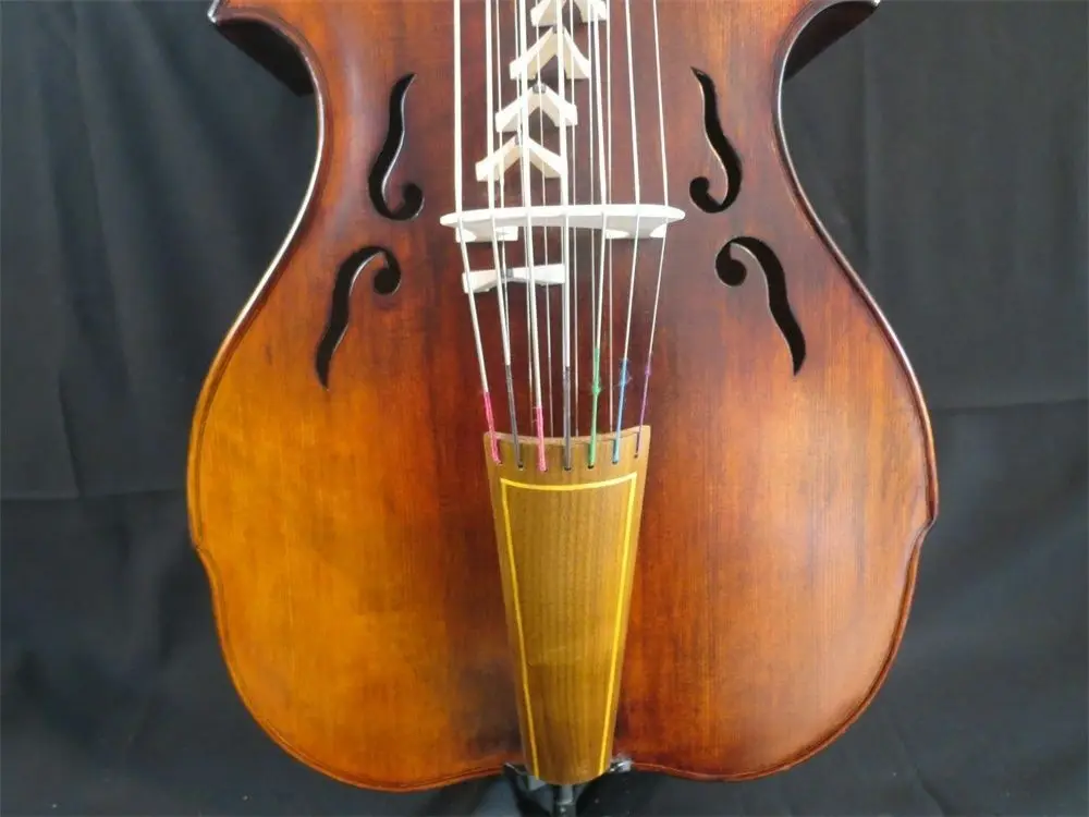 Копия песни старый 14 string 25 1/" viola da gamba с 7 мостами установить лады