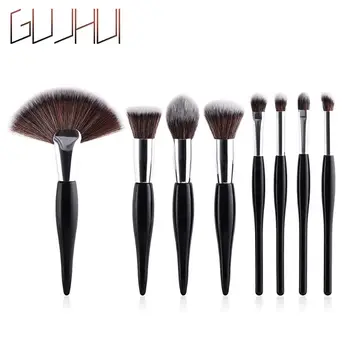 

4/8PCS Makeup Brushes Set Concealer Powder Eyeshadow Fan Flame Cosmetic Kit Tool