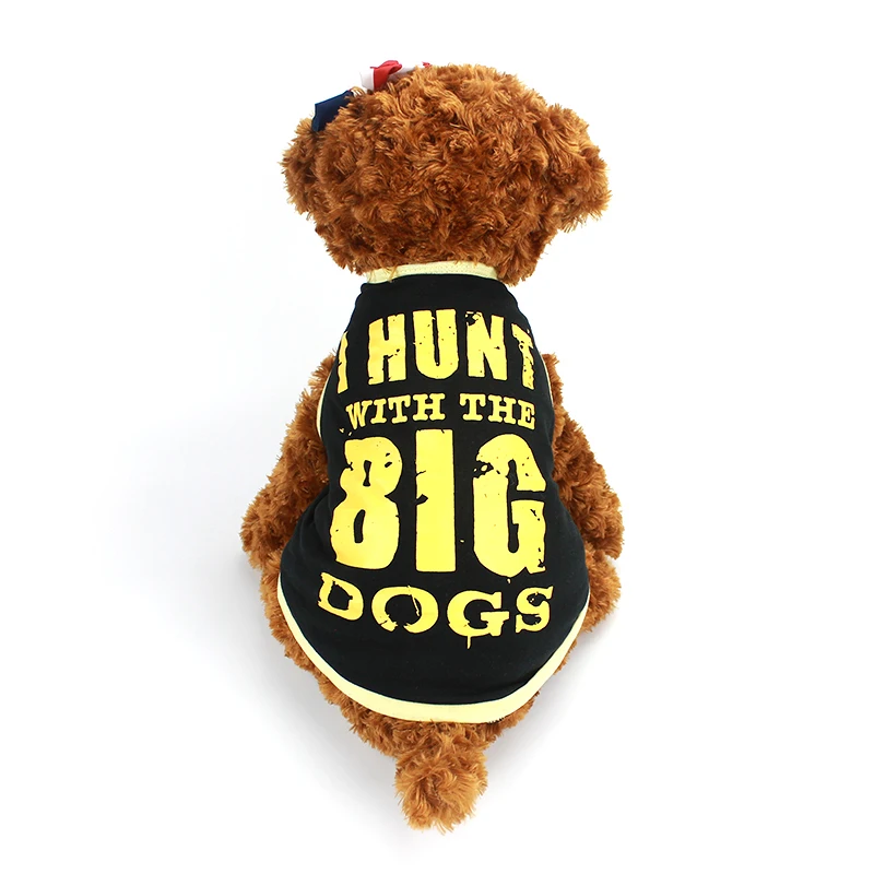 

2017 Cute Pet Dog Clothes For Dogs Fashion T-shirt Small Pet Dog Vest Clothes for Chihuahua York Cute Puppy Casual Jerseys 40