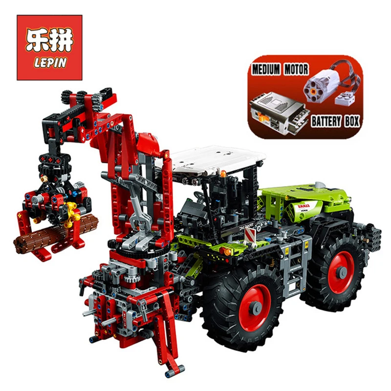 Lepin 20009 1977Pcs Technic Figures CLAAS XERION 5000 Track VC Sets Model Building Kits Blocks Bricks Kids Toys Compatible 42054