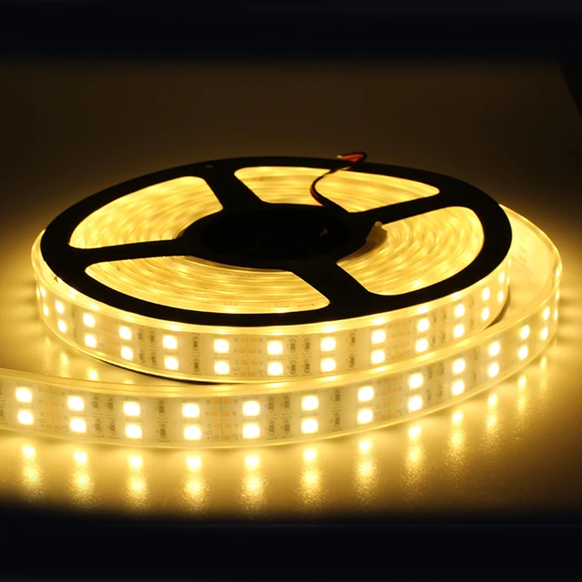 DC12V SMD5050 120led/M Double Row stripe ribbon led strip Wateproof