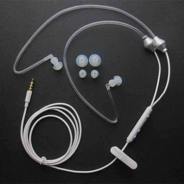 RUKZ T5 анти-излучение наушник радиационная защита наушники с микрофоном для мобильного телефона стерео бас в ухо наушники