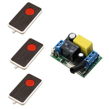 

AC 220V 1CH 1CH 10A Wireless Remote Control Switch Relay Receiver + Remote Transmitter ,315/433.92 MHZ Smart Home