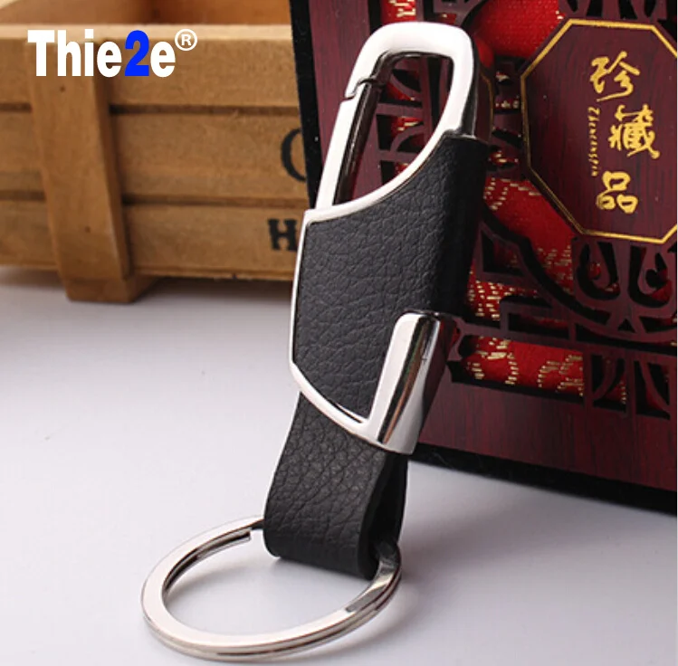 

Car-Styling Metal Key Ring Cowhide KeyChain For DACIA SANDERO STEPWAY Dokker Logan Duster Lodgy