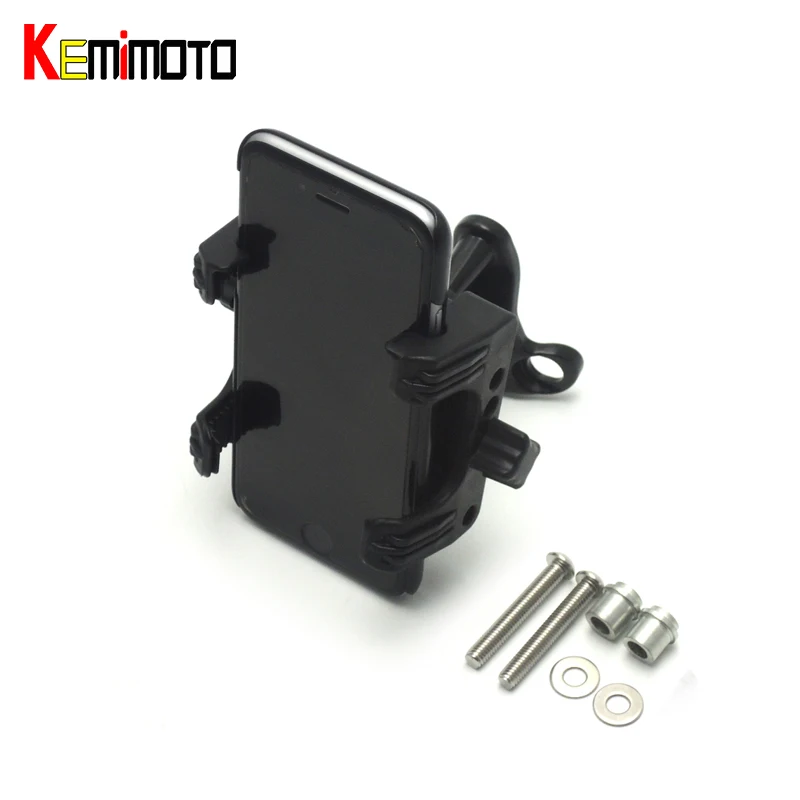 

KEMiMOTO Handlebar Mount Phone Carrier for Sportster Road King Electra Highly Recommend after market
