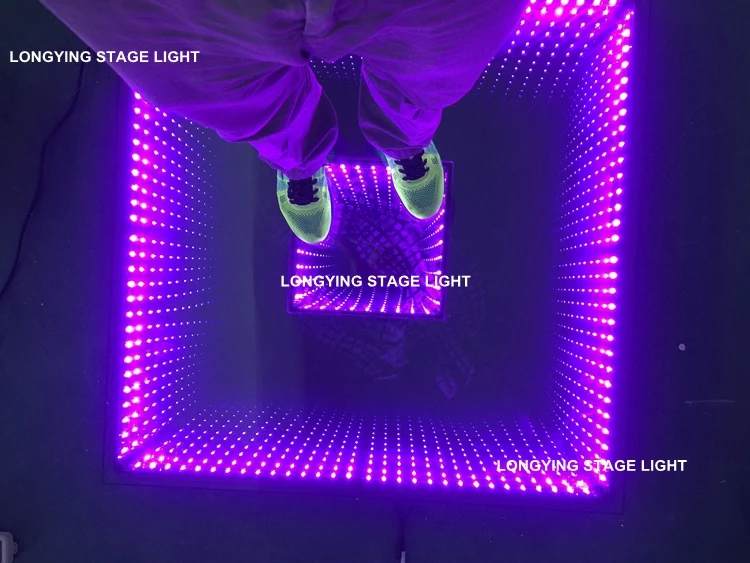 Дешевая цена 1 м * RGB 3в1 Led танцпол 156 шт 5050 SMD 3D бездны эффект сцены DJ вечерние