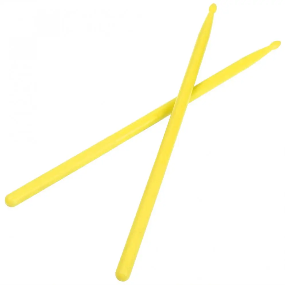 2pcs 5A Drumsticks Nylon Material Drum Durable Wood Sticks 5 Colors