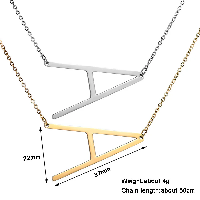 Atoztide женское персонализированное A-Z 26 ожерелье с буквами алфавита DIY Золотая цепочка с первоначальным именем ожерелье заказное ювелирное изделие подарок