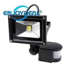 10 Вт открытый светодиодный прожектор индукция инфракрасный датчик движения светодиодный прожектор для наружного применения внешнее освещение светодиодный уличный
