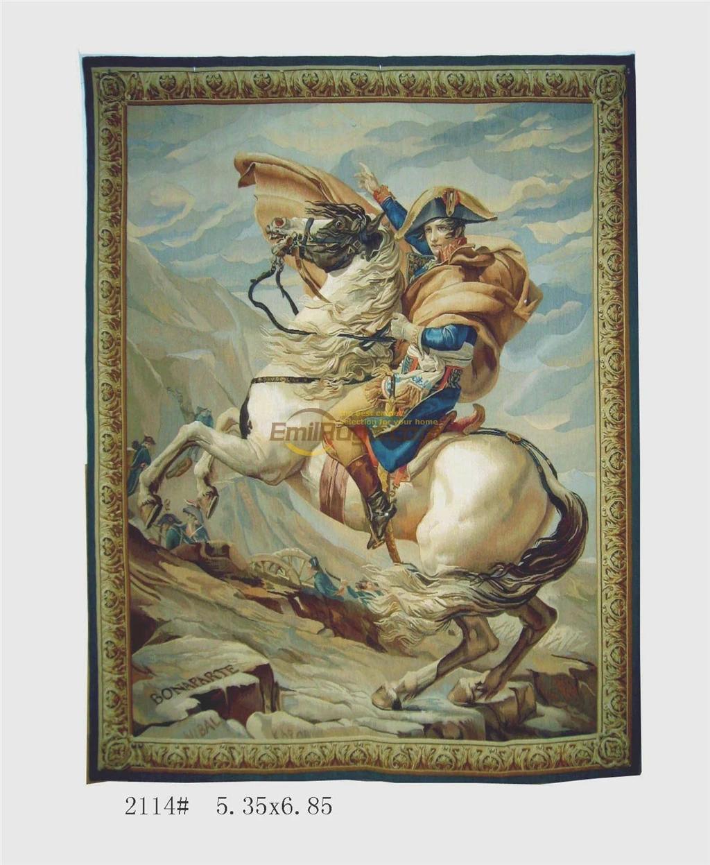 

European Tapestry Brown Fashionable Circular Household Decoration Mat Square Tapestry Halloween