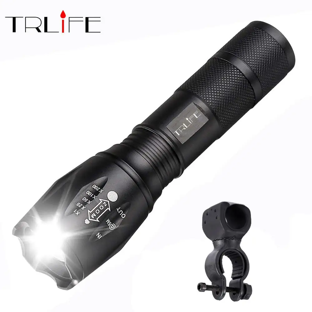 

6000 Lumens Bicycle Light Torch Flashlight Lamp L2 LED Camping Light Zoomable Spotlight Outdoor Light
