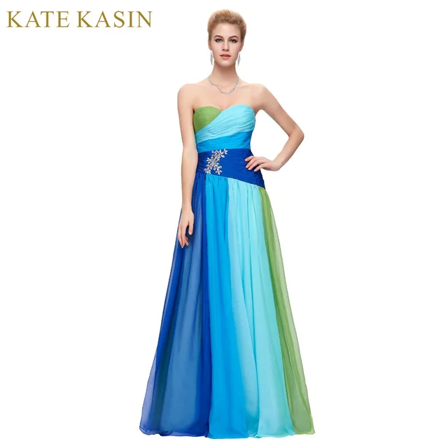 Plus Size Blue Party Dress