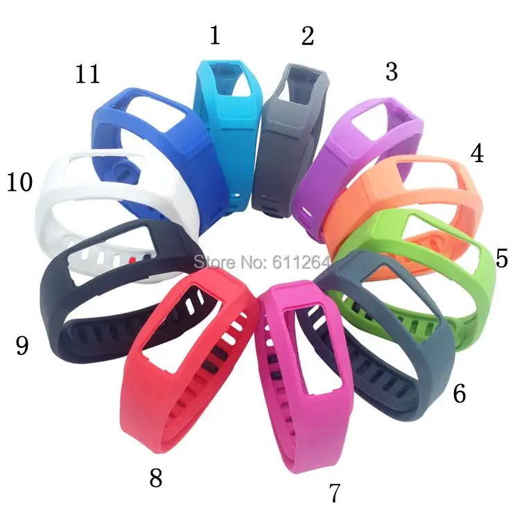 

10pcs/lot Silicone Replacement Wrist Rubber Band With Clasp For Garmin Vivofit 2 Smart Bracelet Strap Wristband Large/Small Size
