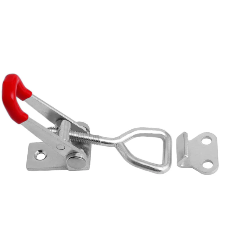 5pcs/Set GH-4001 Quick Toggle Clamp 100Kg/220Lbs Holding Capacity Clip Durable Metal Latch Hand Tool for Machine Operation