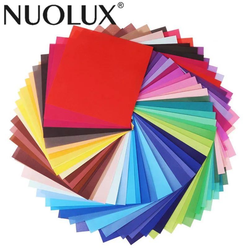 50 крафт квадратная Складная бумага ручной работы цветная двухсторонняя оригами Бумага разноцветная Бумага для DIY Детские Подарочные Бумажные краны