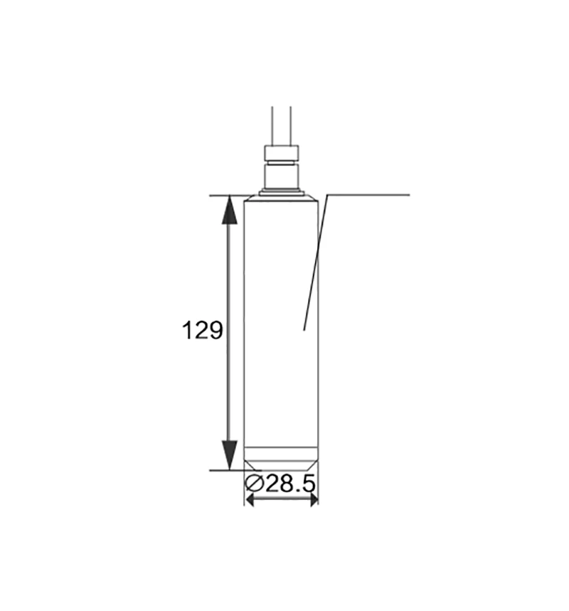 DC24V Throw-in type liquid level sensor input type liquid level transmitter water level detector 4-20mA Depth 1-5M 0.5% Y