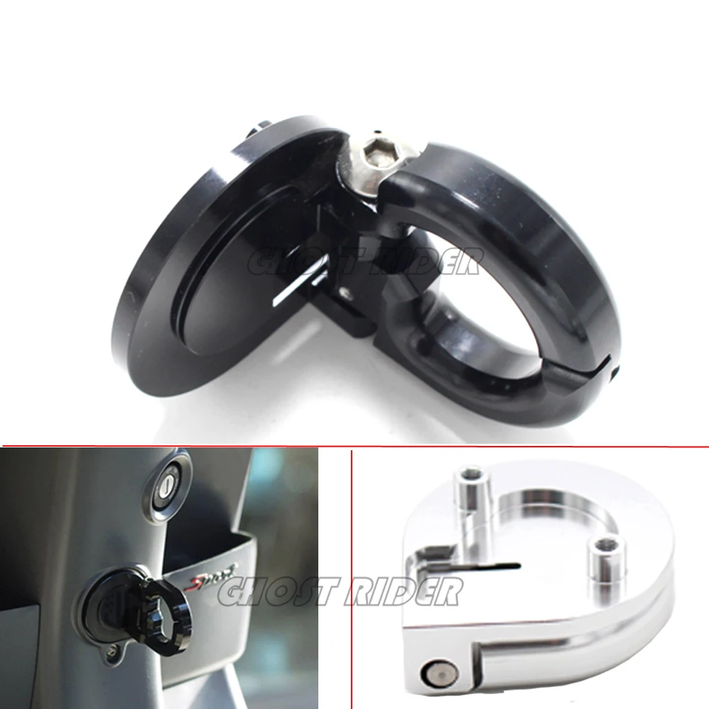 

For Vespa GTS300 LXV Sprint Primavera Helmet Hooks Locks Crochet Adapter Motorcycle Storage Hook For VESPA GTS 300 GTS GTV LX LT