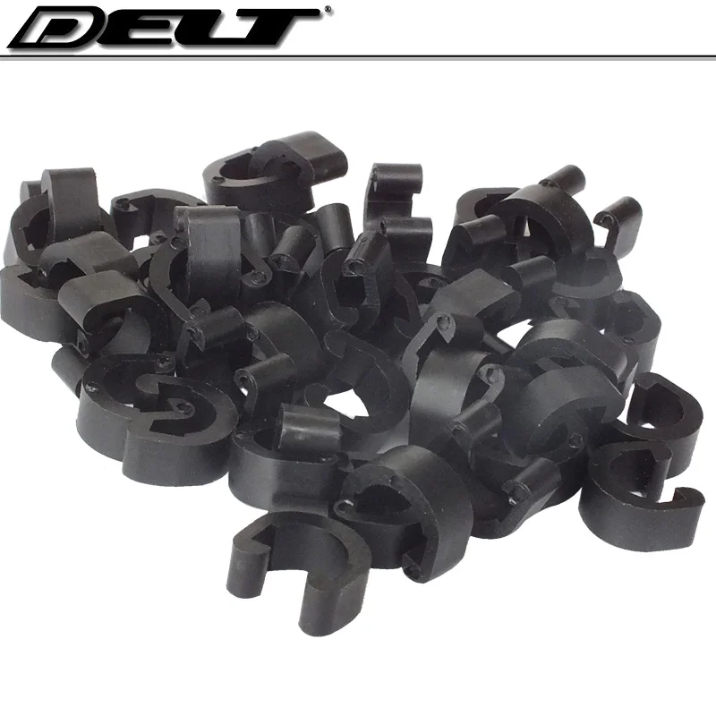 

100/500pcs MTB Mountai Road Bike Bicycle C-Clip line deduction C-Clip Cable Housing Hose Guide Hydraulic