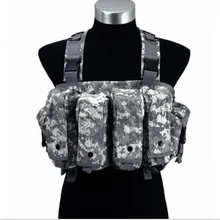 Военный Тактический уличный жилет съемный карман грудь талии пальто Rig AK 47 журнал Compat многокарманный жилет