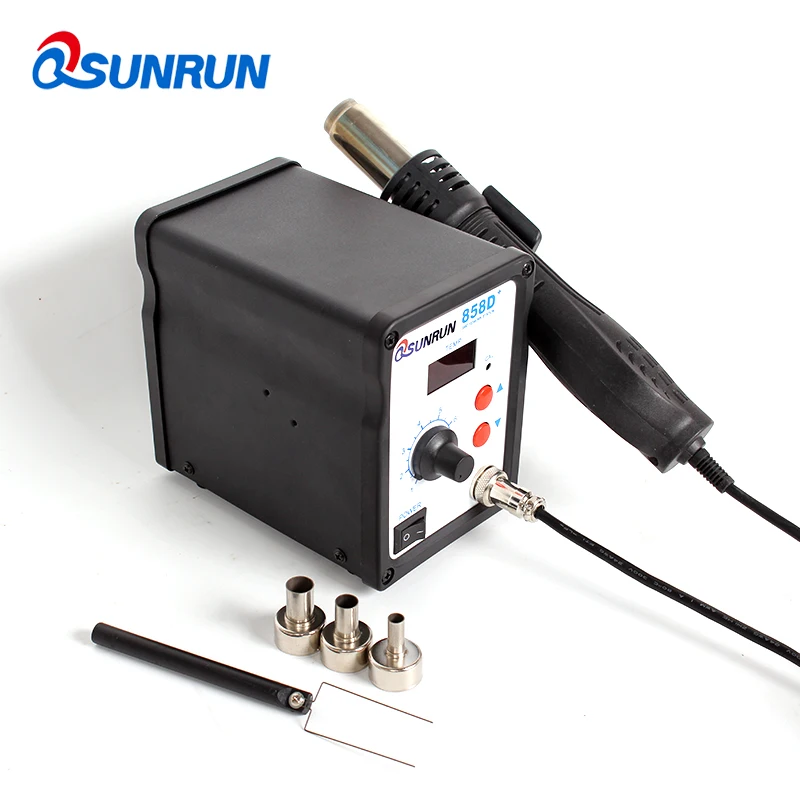 YOUYUE 858D 220V 700W ESD Soldering Station LED Digital SMD Solder Blowser