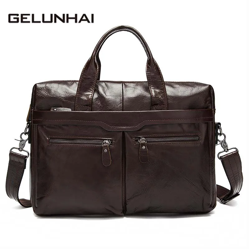 

2019 Limited Hot Sale Polyester Casual Zipper Genuine Leather Men Bag Cow Briefcase Men's Man Crossbody Shoulder Handbag 9005