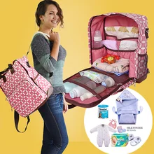 Скидка! Bolsa Maternidade большой емкости пеленки сумки для детской коляски с аксессуарами