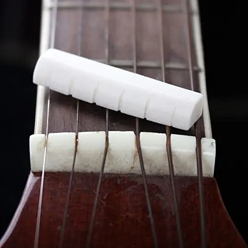 8. порожек графит. костяной порожек. костяной порожек для акустической гитары верхний. костяной компенсированный порожек для классической гитары 160руб.
