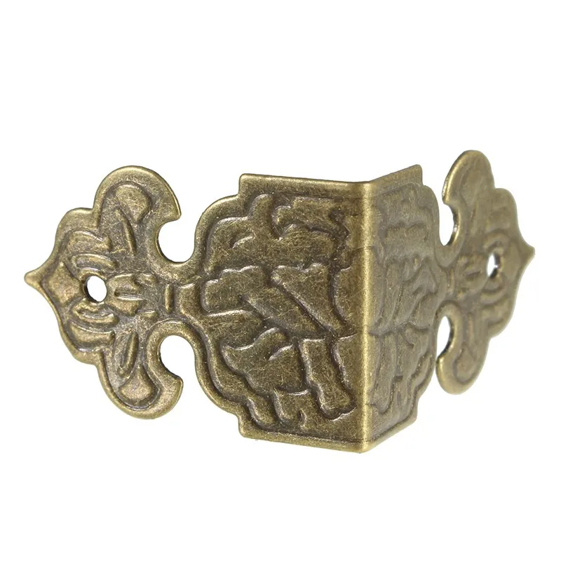 MTGATHER 12pcs Decorative Corner Bracket For Furniture Wooden Box Feet