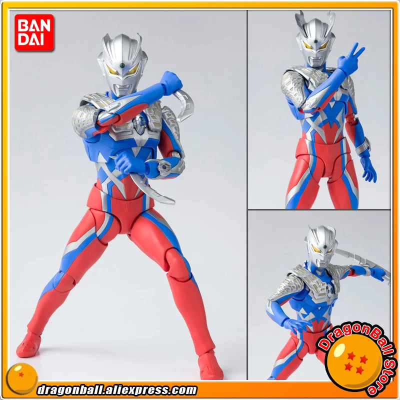 Оригинальный BANDAI SPIRITS Tamashii Наций S.H. Figuarts / SHF фигурку Ultraman Zero|Игровые фигурки и