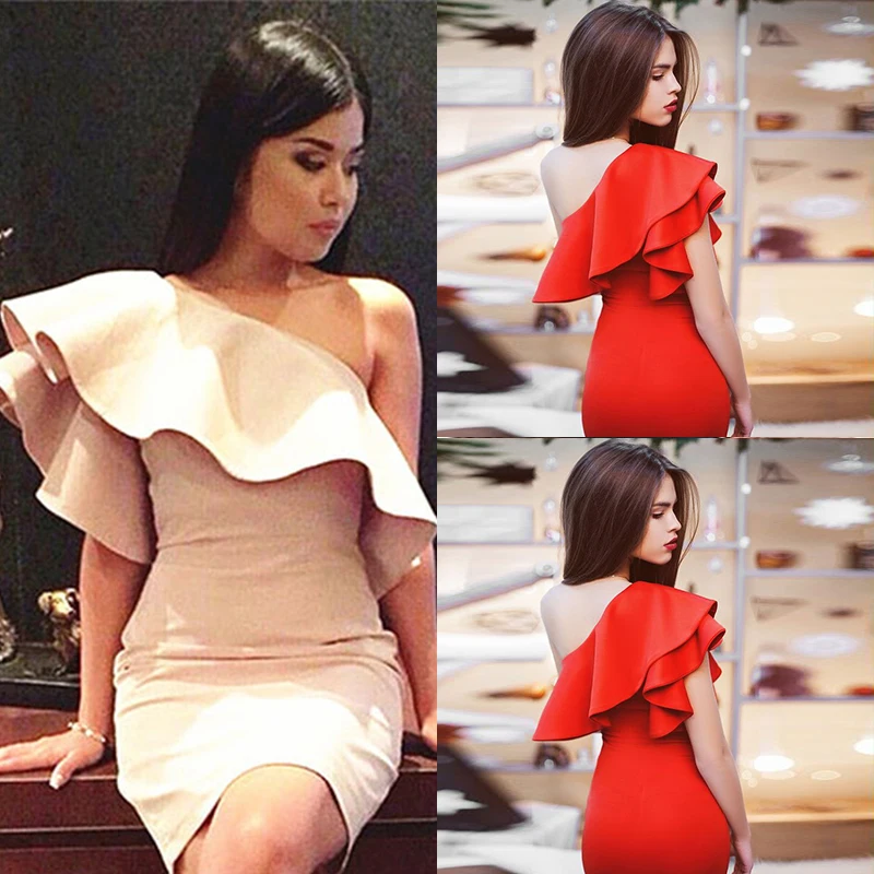 Summer Sleeveless Party font b Dress b font font b sexy b font ruffles font b