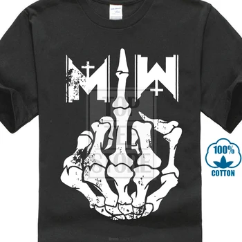 

Motionless In White Miw Skull Fingers Logo Black T Shirt Tee Shirt Xs 2Xl