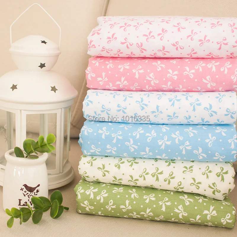 Горячая Распродажа, 1,6 метров ширина, винтажный бантик, напечатанный лоскутное изделие из хлопчатобумажной ткани, много узоров,$19 = 2 метра