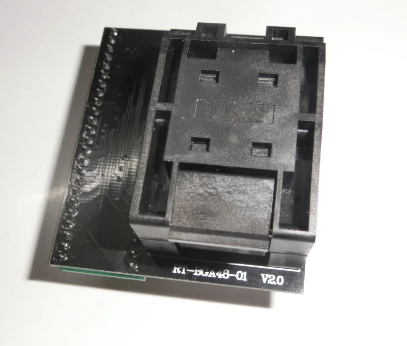 

BGA48 Adapter RT-BGA48-01 V2.0 Socket MX29GL640, S29GL064N Other Models NOR off-line Reading and Writing For RT809H Programmer