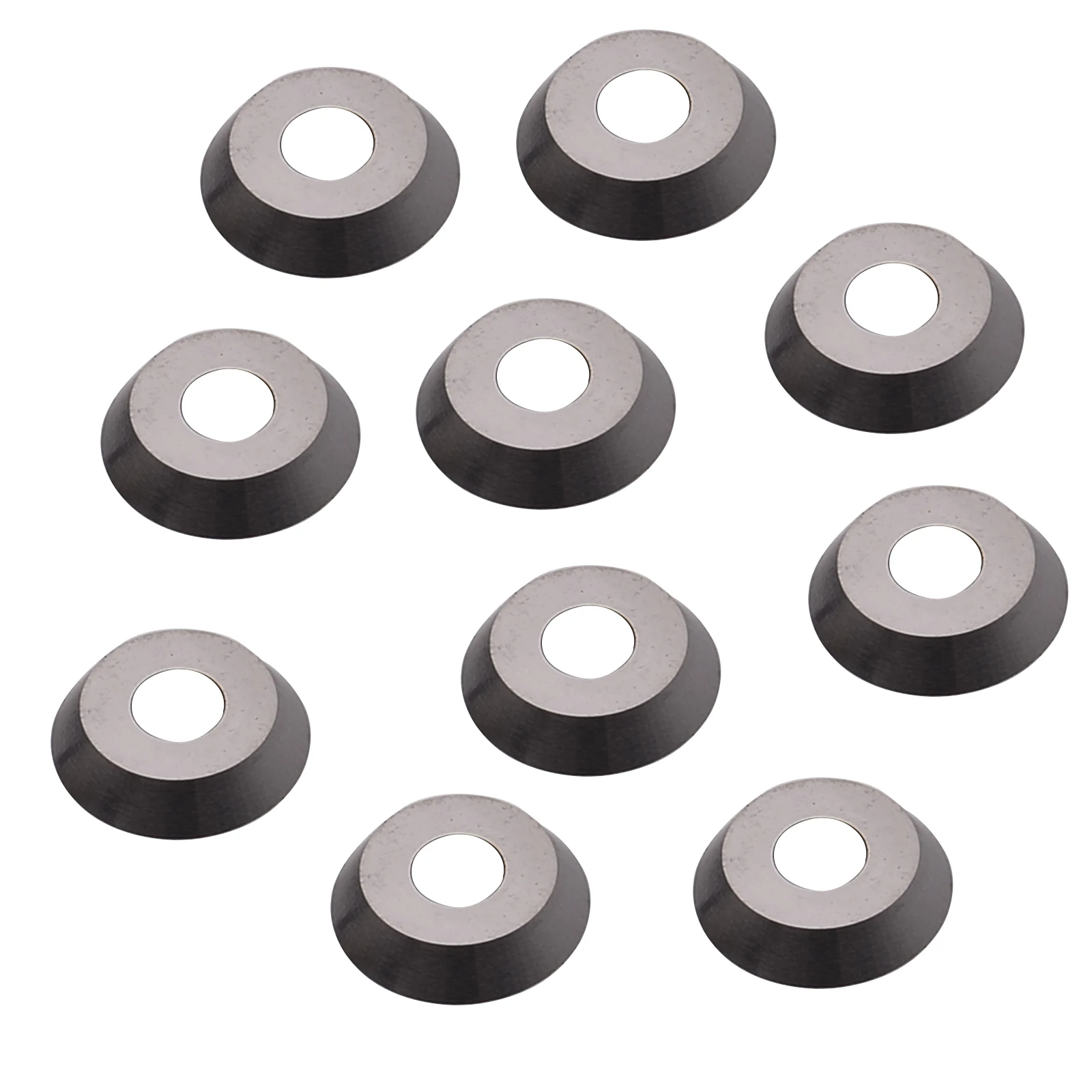 10pcs High Strength Round Carbide Cutter Insert 1/2" 12x2.5mm Fits For Ci3 Wood Turning Tools