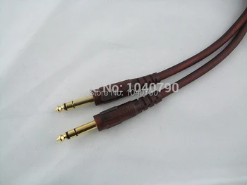 

6.3/6.35/6.5 to 6.3 6.35 6.5 Toward the male Dual channel stereo Three core audio line Audio and video signal cable 2M 6.4ft