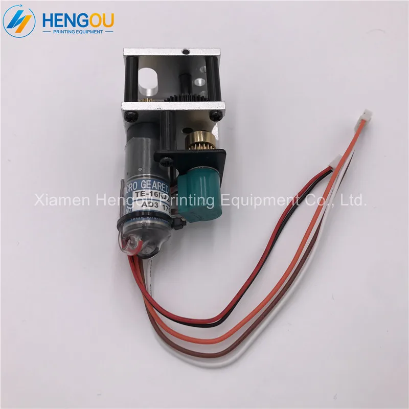 

1 Set Ryobi Ink Key Motor Complete TE-16KJ2-12-576, TE16KJ2-12-576 Ryobi Printing Machine Parts