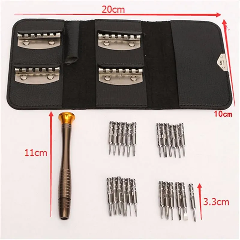 Outdoor Useful Tools 25 In 1 Precision Torx Screwdriver For iPhone Laptop Cellphone Electronic Product Repair Tools Set