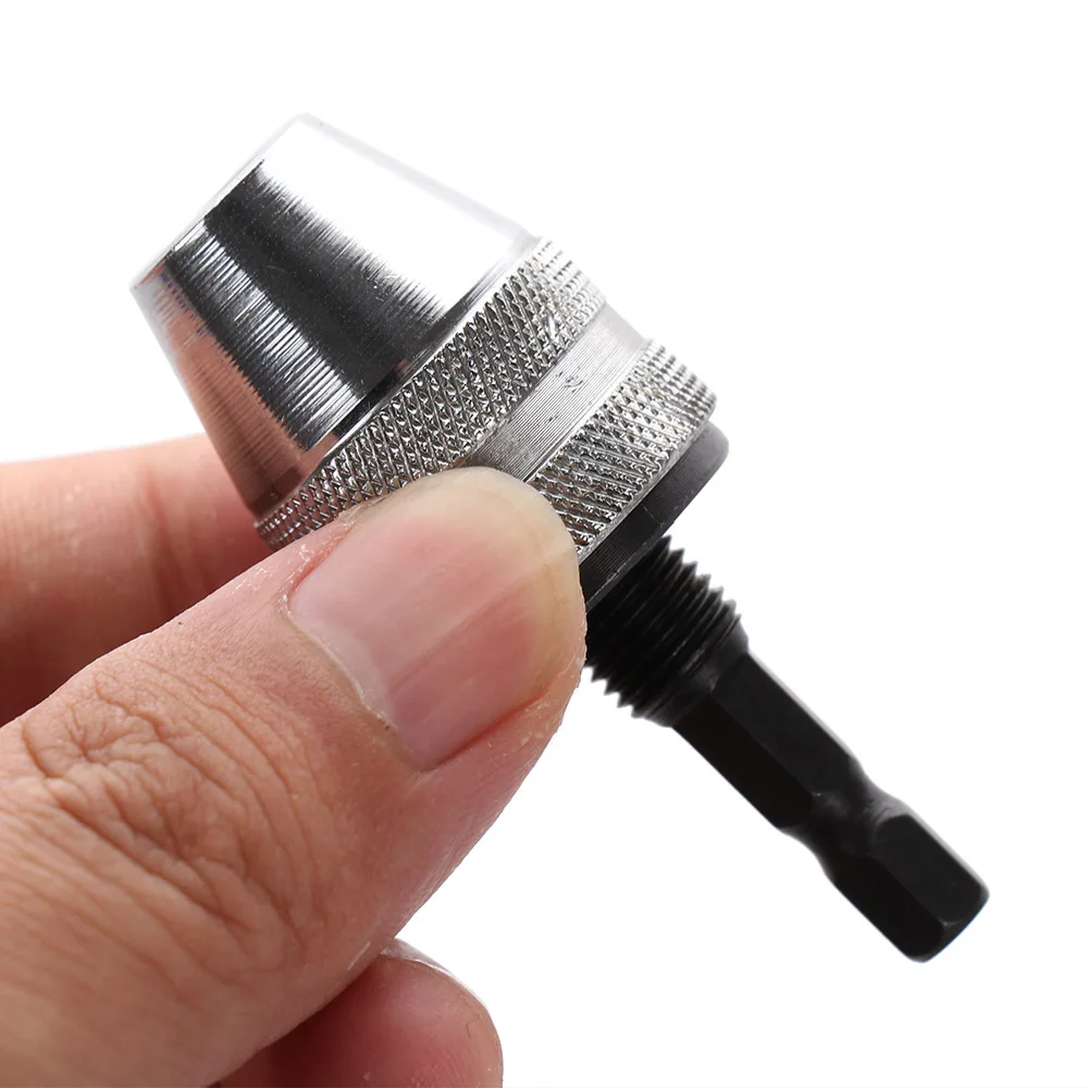 0,5-8 мм Keyless Chuck 3 Дрель адаптер 1/4 дюймов Hex Зажимной патрон для сверла