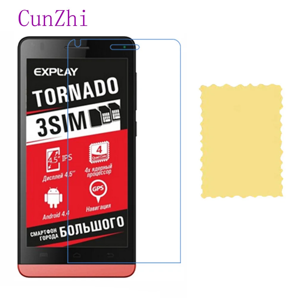 

3PCS Protective Film For Explay Tornado LCD Screen Protector Ultra Slim HD Film