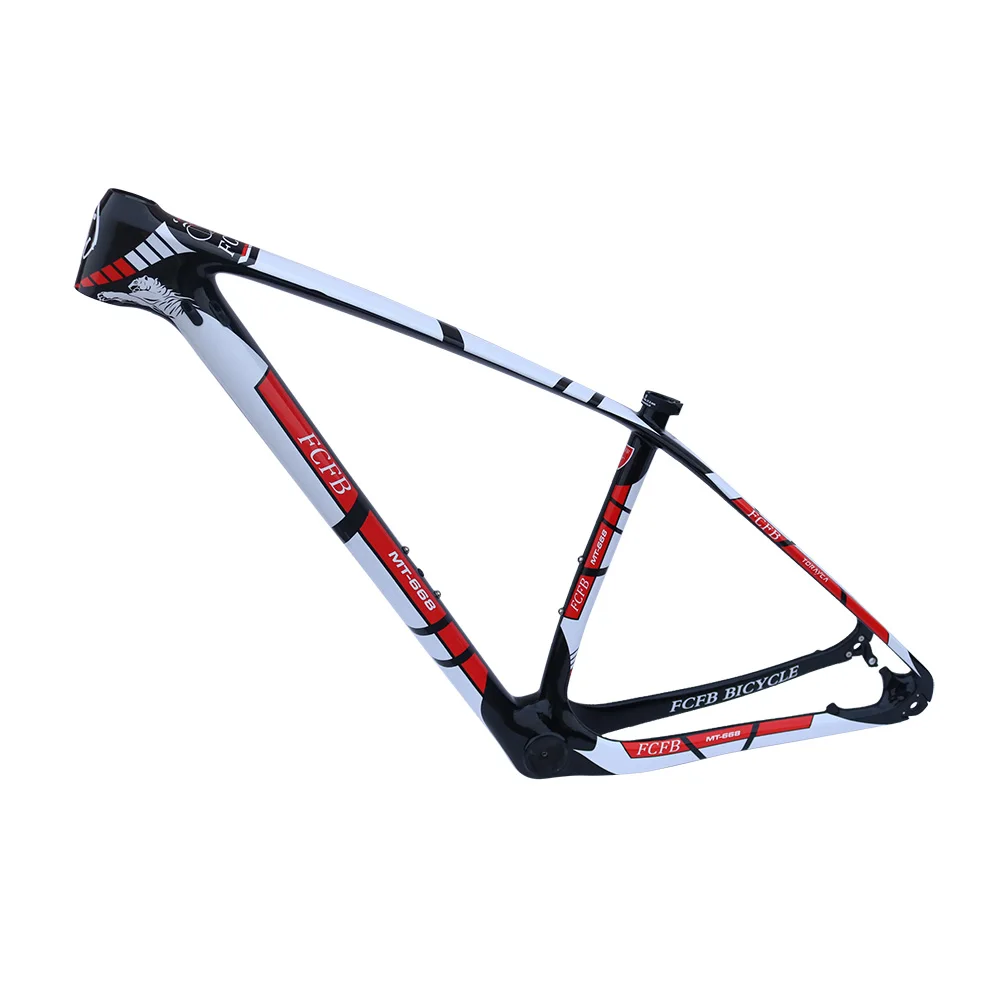 Excellent 2017 FCFB MTB carbon frame15/17/19/21inch bicycle 27er 29er carbon frame carbon mountain bike frame disc carbon mtb frame PF30 3