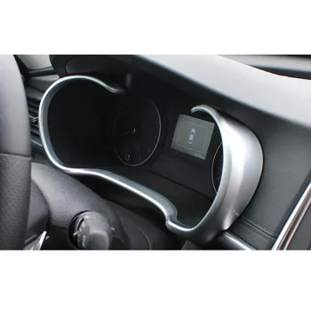 

Car Interior Front Console Dashboard Instrument Frame Trim Strip Styling For Kia Optima K5 2016 2017 Chrome Mouldings