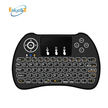 

Original H9 Mini Rechargeable Wireless Keyboard 2.4G Touch Pad combo with USB interface Auto sleep and wake Auto Switching