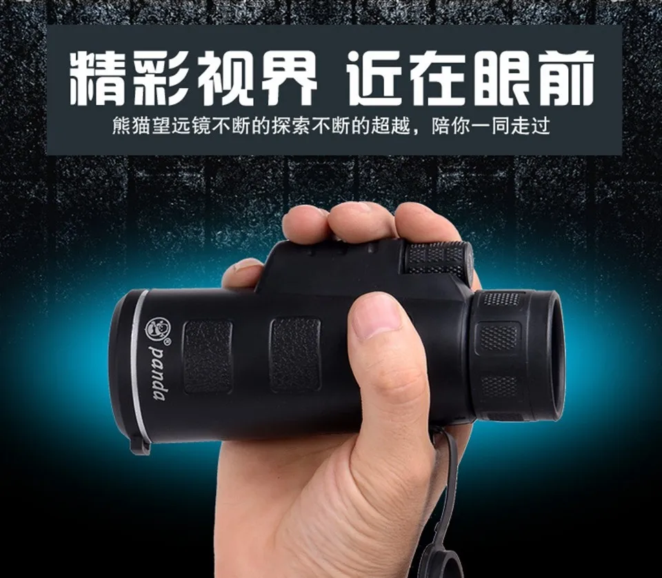 Новинка Panda hd vision scope 35x50 монокулярный телескоп с двойным фокусом для охоты на открытом воздухе Военные Монокуляры бинокль