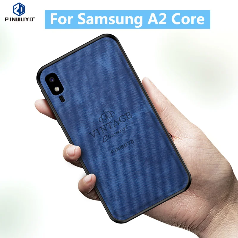 

For Samsung A2 Core Original PINWUYO VINTAGE PU Leather Protective Phone Case for Samsung Galaxy A2 Core Cell Phone Cover