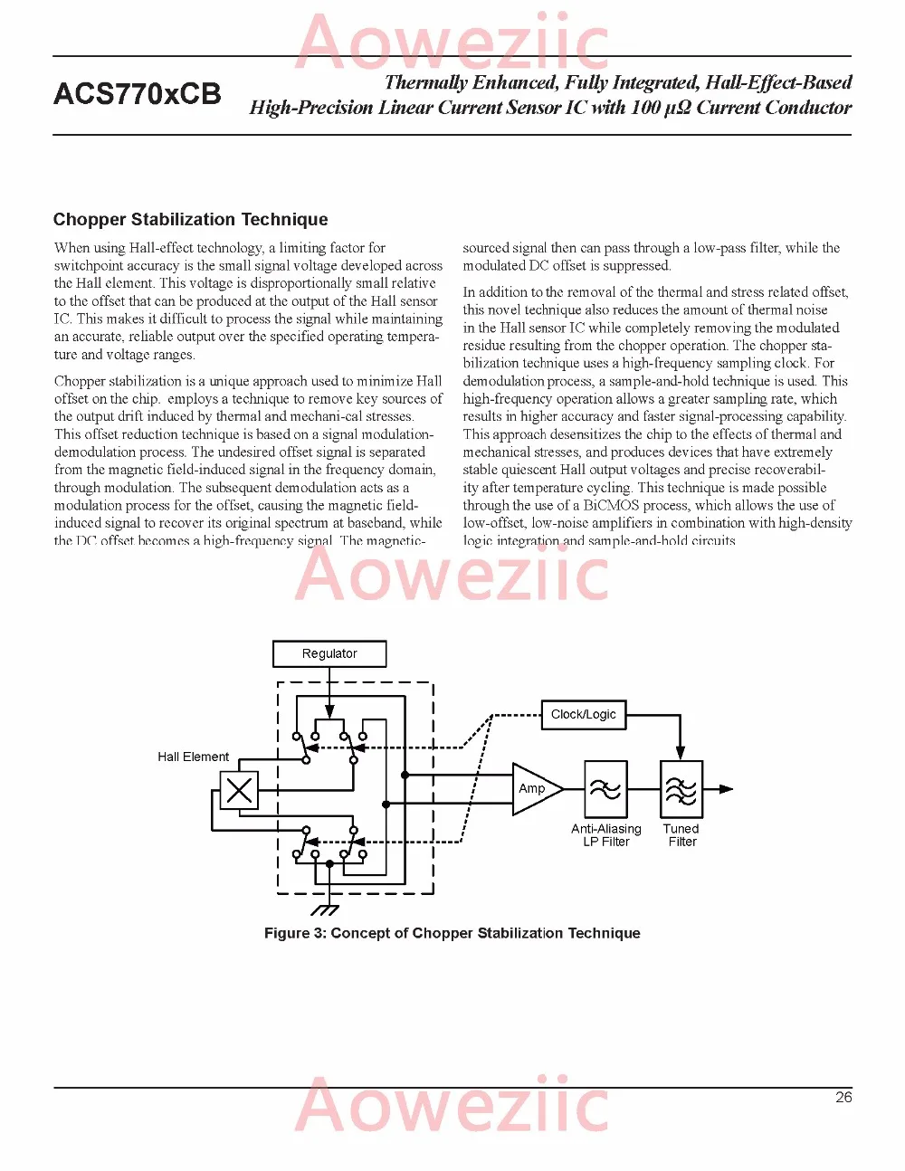 Aoweziic 1 шт. двунаправленный линейный ток Сенсор ACS770LCB-050B-PFF-T ACS770LCB-050B ACS770 40mV/1A