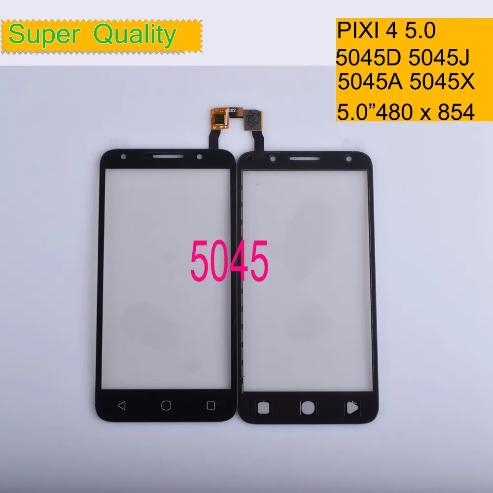 10 шт./партия для Alcatel One pixi 4 4G 5045 OT5045 5045A 5045D 5045G сенсорная панель дигитайзер